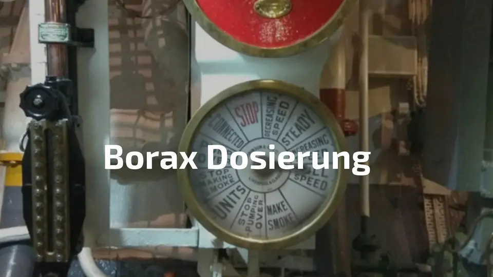 Borax Mineral – sichere Dosierung für Menschen