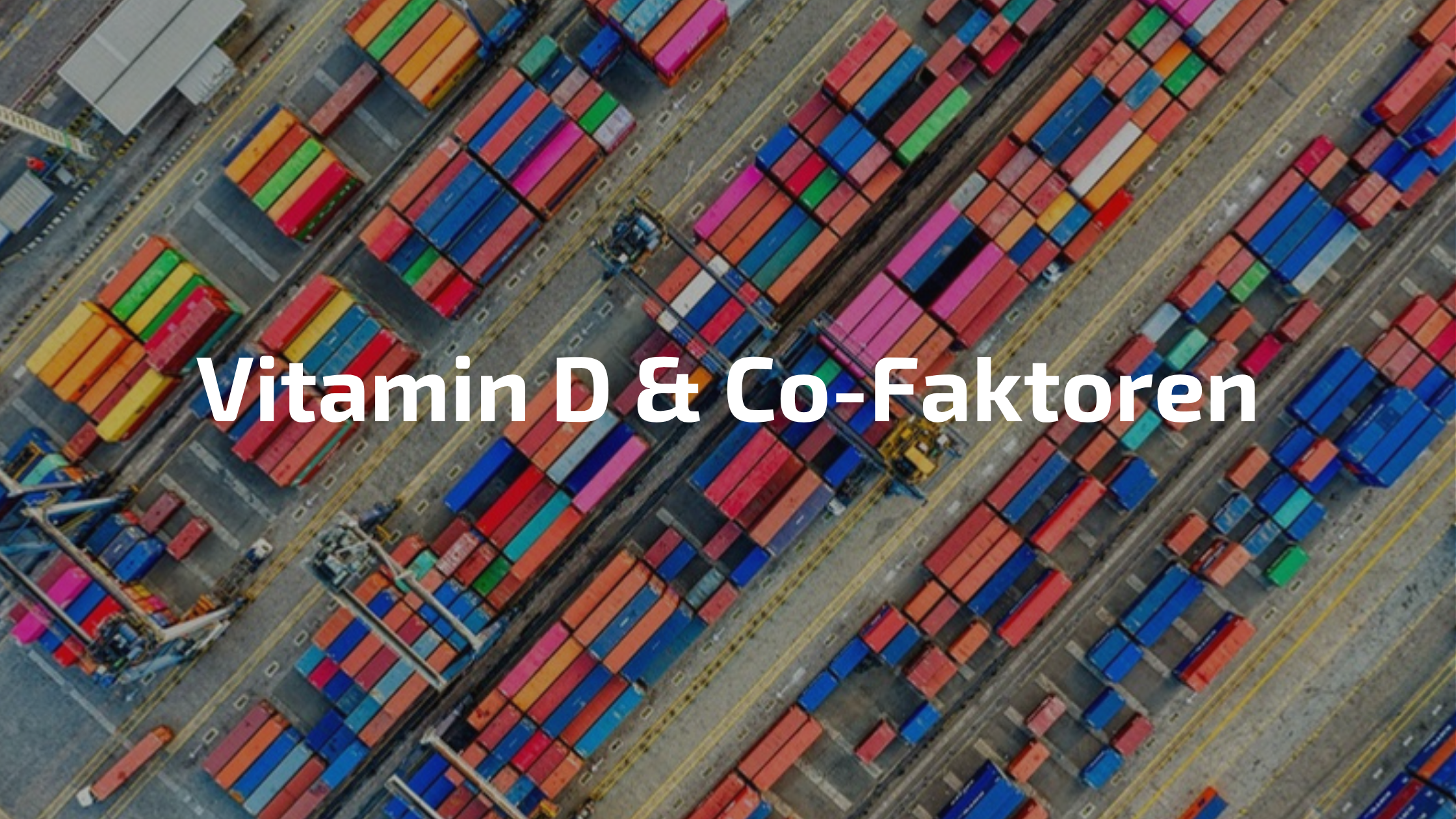 Sonnenlicht – Vitamin D Magnesium Co-Faktoren
