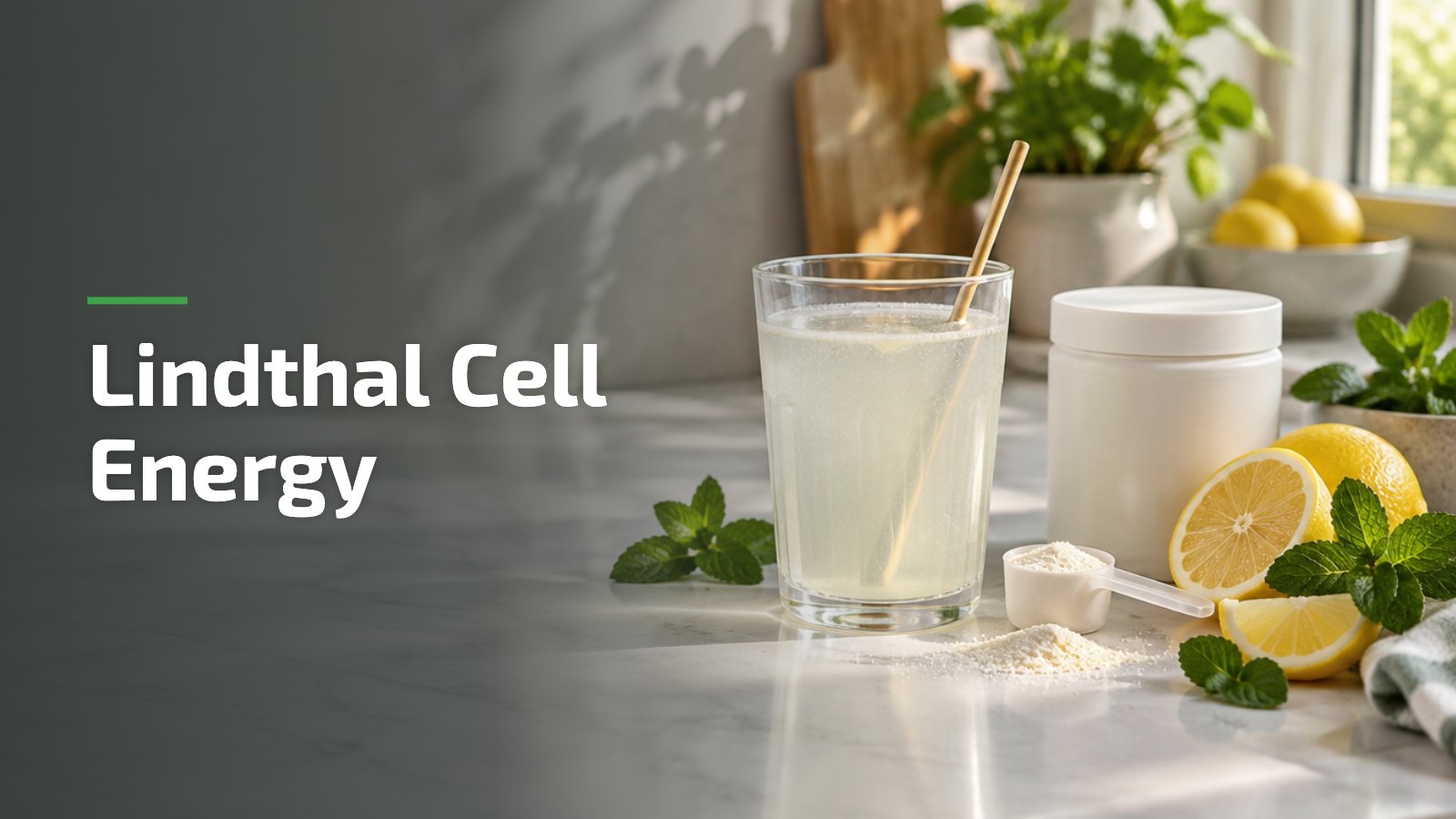 Lindthal Cell Energy Erfahrungen: Energie-Drink am Morgen in der Küche